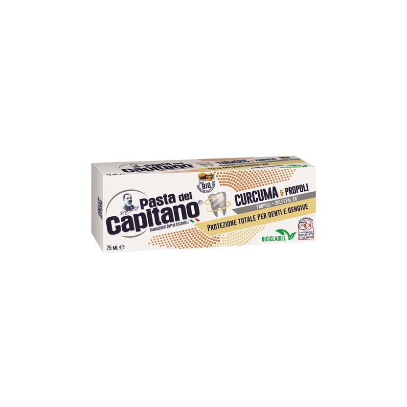 C BIO Zubná pasta del Capitano Curcuma 75 ml