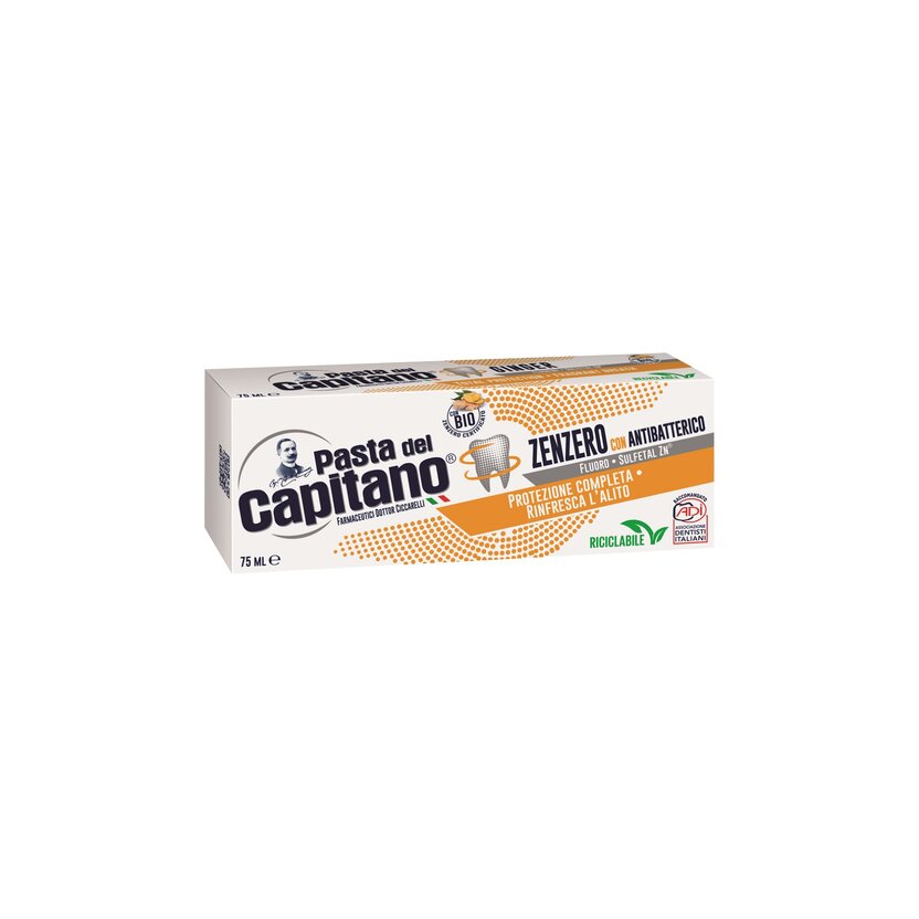 C BIO Zubná pasta del Capitano Zenzero Antibakteriálna 75 ml