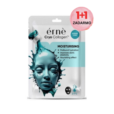 ERNE CRYO COLLAGEN Hydratačná pleťová maska 1+1 ZDARMA 1ks/bal