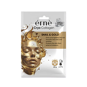 ERNE CRYO COLLAGEN Protivrásková pleťová maska SNAIL & GOLD 1ks/bal ERNE CRYO COLLAGEN Protivrásková pleťová maska SNAIL & GOLD 1ks/bal