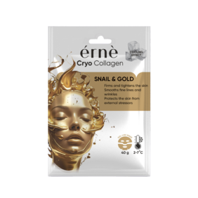 ERNE CRYO COLLAGEN Protivrásková pleťová maska SNAIL & GOLD 1ks/bal