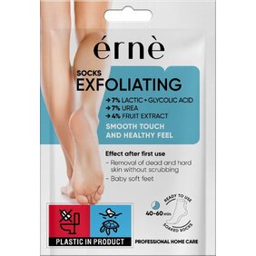 ERNE Exfoliačné PONOŽKY na odstránenie zhrubnutej kože na chodidlách 1 pár/bal