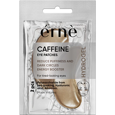 ERNE Hydrogélové VANKÚŠIKY pod oči CAFFEINE kofeínové 1 pár/bal ERNE Hydrogélové VANKÚŠIKY pod oči CAFFEINE kofeínové 1 pár/bal