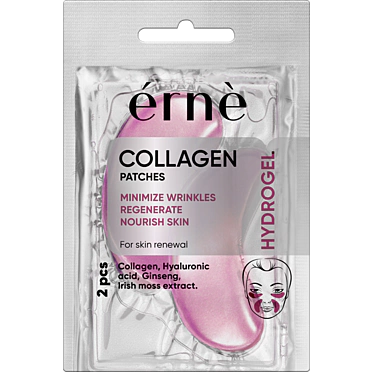 ERNE Hydrogélové VANKÚŠIKY pod oči COLLAGEN s kolagénom 1 pár/bal ERNE Hydrogélové VANKÚŠIKY pod oči COLLAGEN s kolagénom 1 pár/bal
