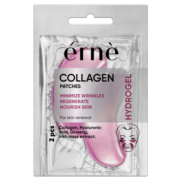 ERNE Hydrogélové VANKÚŠIKY pod oči COLLAGEN s kolagénom 1 pár/bal