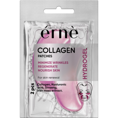 ERNE Hydrogélové VANKÚŠIKY pod oči COLLAGEN s kolagénom 1 pár/bal