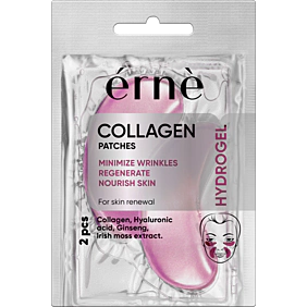 ERNE Hydrogélové VANKÚŠIKY pod oči COLLAGEN s kolagénom 1 pár/bal