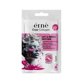 ERNE Hydrogélové VANKÚŠIKY pod oči CRYO COLLAGEN Liftingové & revitalizačné 1 pár/bal