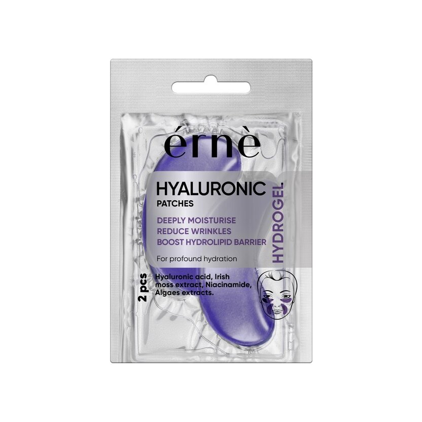 ERNE Hydrogélové VANKÚŠIKY pod oči HYALURONIC s kyselinou hyalurónovou 1 pár/bal