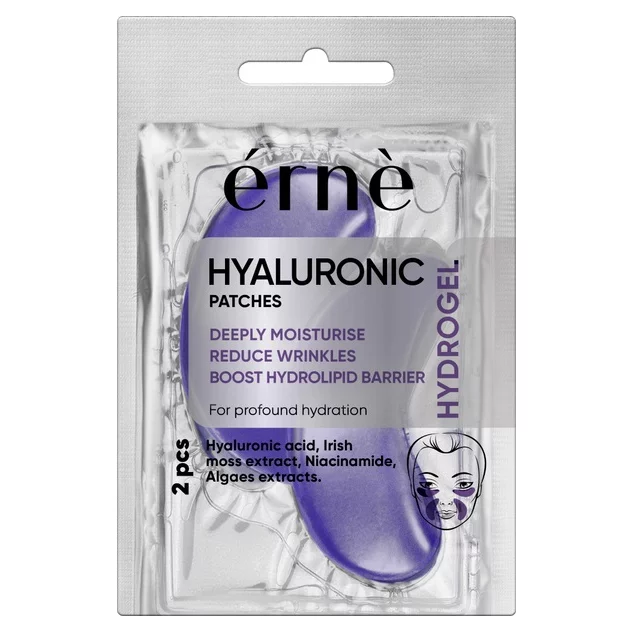 ERNE Hydrogélové VANKÚŠIKY pod oči HYALURONIC s kyselinou hyalurónovou 1 pár/bal ERNE Hydrogélové VANKÚŠIKY pod oči HYALURONIC s kyselinou hyalurónovou 1 pár/bal