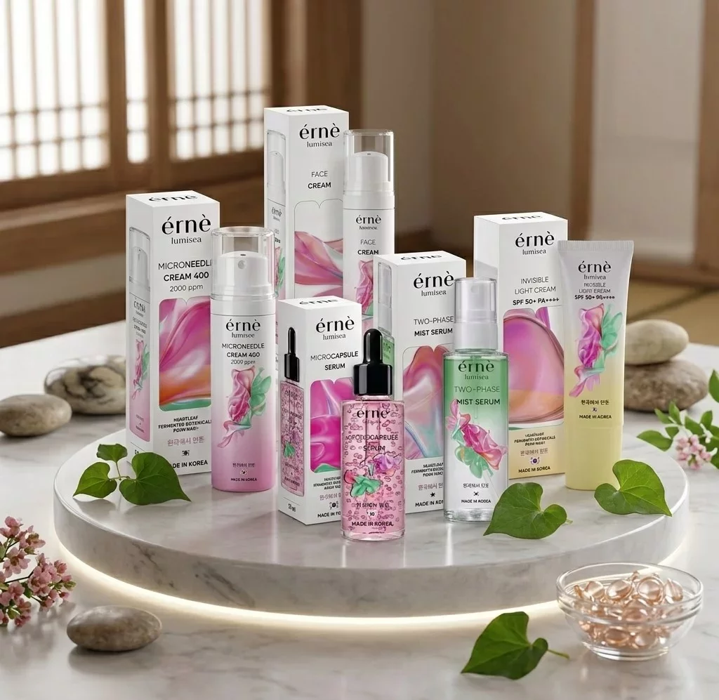 ERNE Lumisea Korea: Objavte silu kórejskej kozmetiky pre hydratovanú, hladkú a žiarivú pleť