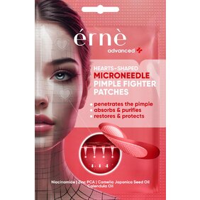 ERNE Mikroihličkové náplasti na vyrážky a akné neviditeľné SRDCE HEART
