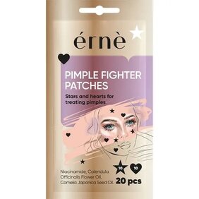 ERNE Náplasti na vyrážky a akné ODVÁŽNE HVIEZDY A SRDCIA 20 ks