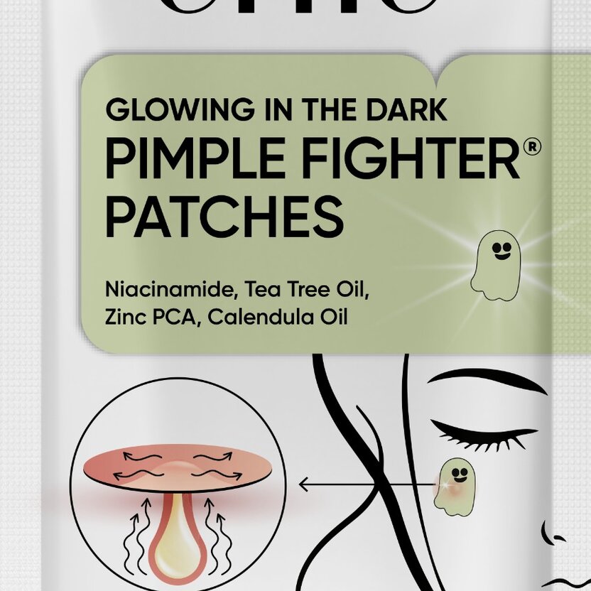 ERNE Náplasti na vyrážky a akné Svietiace v tme DUCH GHOST 20 ks