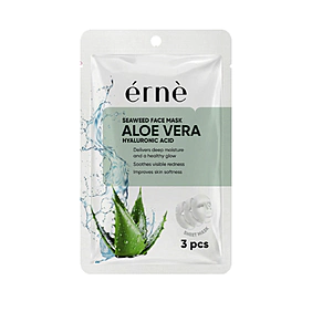ERNE Pleťová maska Morské riasy ALOE VERA & Kyselina hyalurónová 3 ks ERNE Pleťová maska Morské riasy ALOE VERA & Kyselina hyalurónová 3 ks