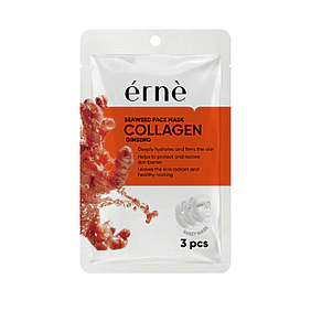 ERNE Pleťová maska Morské riasy COLLAGEN GINSENG kolagén + ženšen 3 ks ERNE Pleťová maska Morské riasy COLLAGEN GINSENG kolagén + ženšen 3 ks