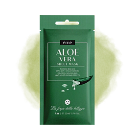 ERNE Pleťová maska textilná ALOE VERA regeneračná a upokojujúca 1 ks / 22 ml