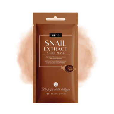 ERNE Pleťová maska textilná SNAIL EXTRACT liftingová a vyživujúca 1 ks / 22 ml