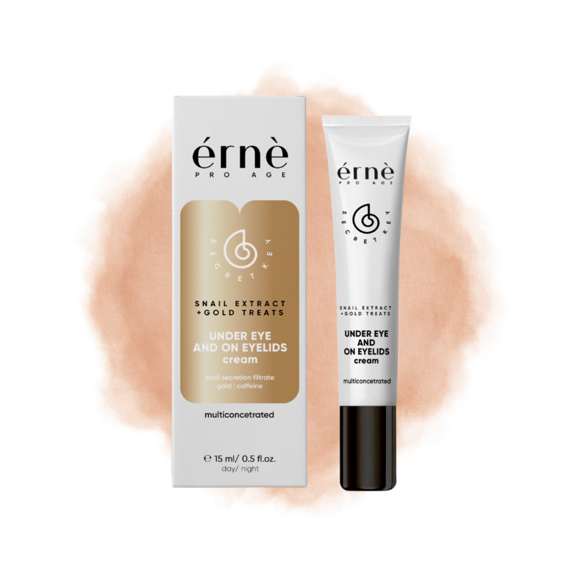 ERNE SNAIL EXTRACT+ GOLD Krém na oči a očné viečka 15ml