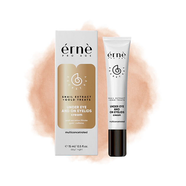 ERNE SNAIL EXTRACT+ GOLD Krém na oči a očné viečka 15ml ERNE SNAIL EXTRACT+ GOLD Krém na oči a očné viečka 15ml
