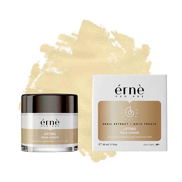 ERNE SNAIL EXTRACT+ GOLD Liftingový pleťový krém denný/nočný 2v1 50 ml