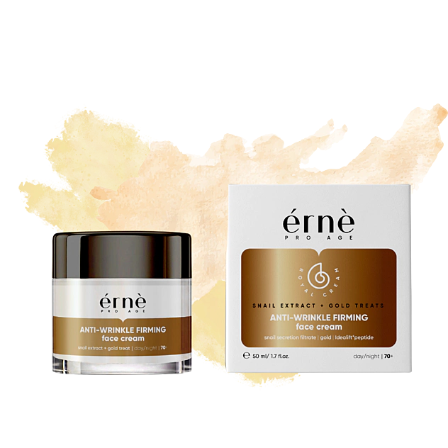 ERNE SNAIL EXTRACT+ GOLD Spevňujúci protivráskový krém denný/nočný 2v1 50 ml ERNE SNAIL EXTRACT+ GOLD Spevňujúci protivráskový krém denný/nočný 2v1 50 ml