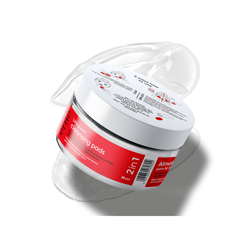 ERNE Tampóny na tvár liftingové čistiace 2v1 CLEANSING PADS 30ks/bal