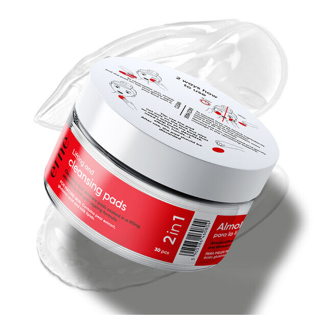 ERNE Tampóny na tvár liftingové čistiace 2v1 CLEANSING PADS 30ks/bal