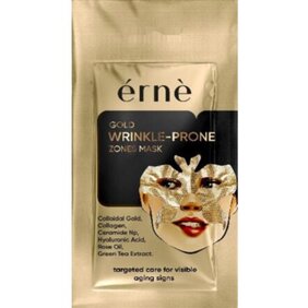 ERNE Zónová protivrásková pleťová maska zlatá GOLD 1ks/bal