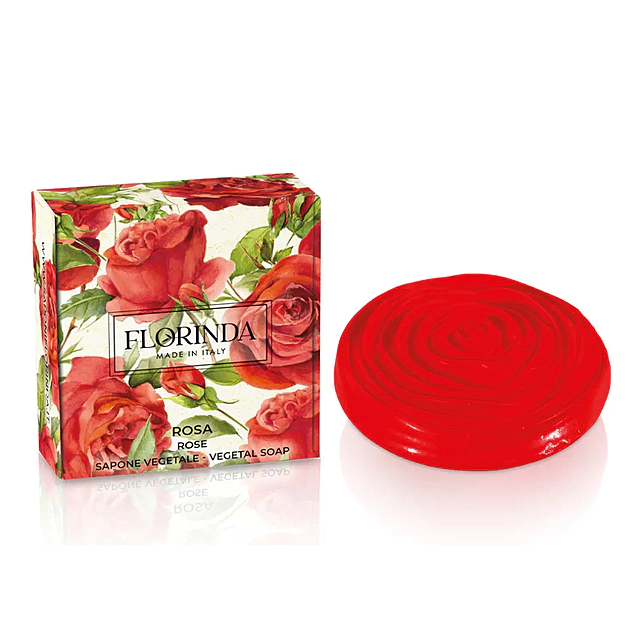 Mydlo Florinda Okrúhla ruža Rosa 90 g