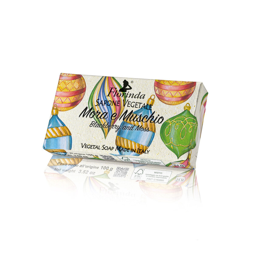 Mydlo Florinda Vianoce Mora e Muschio 100 g