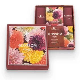 Mydlová kazeta Florinda - Mydlo Blossom rouge 200 g + 3 x vôňa Blossom vrecúško Mydlová kazeta Florinda - Mydlo Blossom rouge 200 g + 3 x vôňa Blossom vrecúško