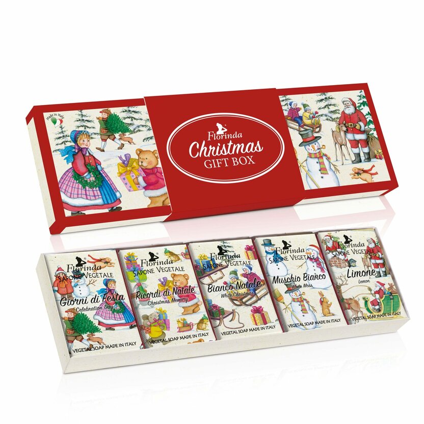 Mydlová kazeta Florinda - Vianoce Mix 5 x 50g