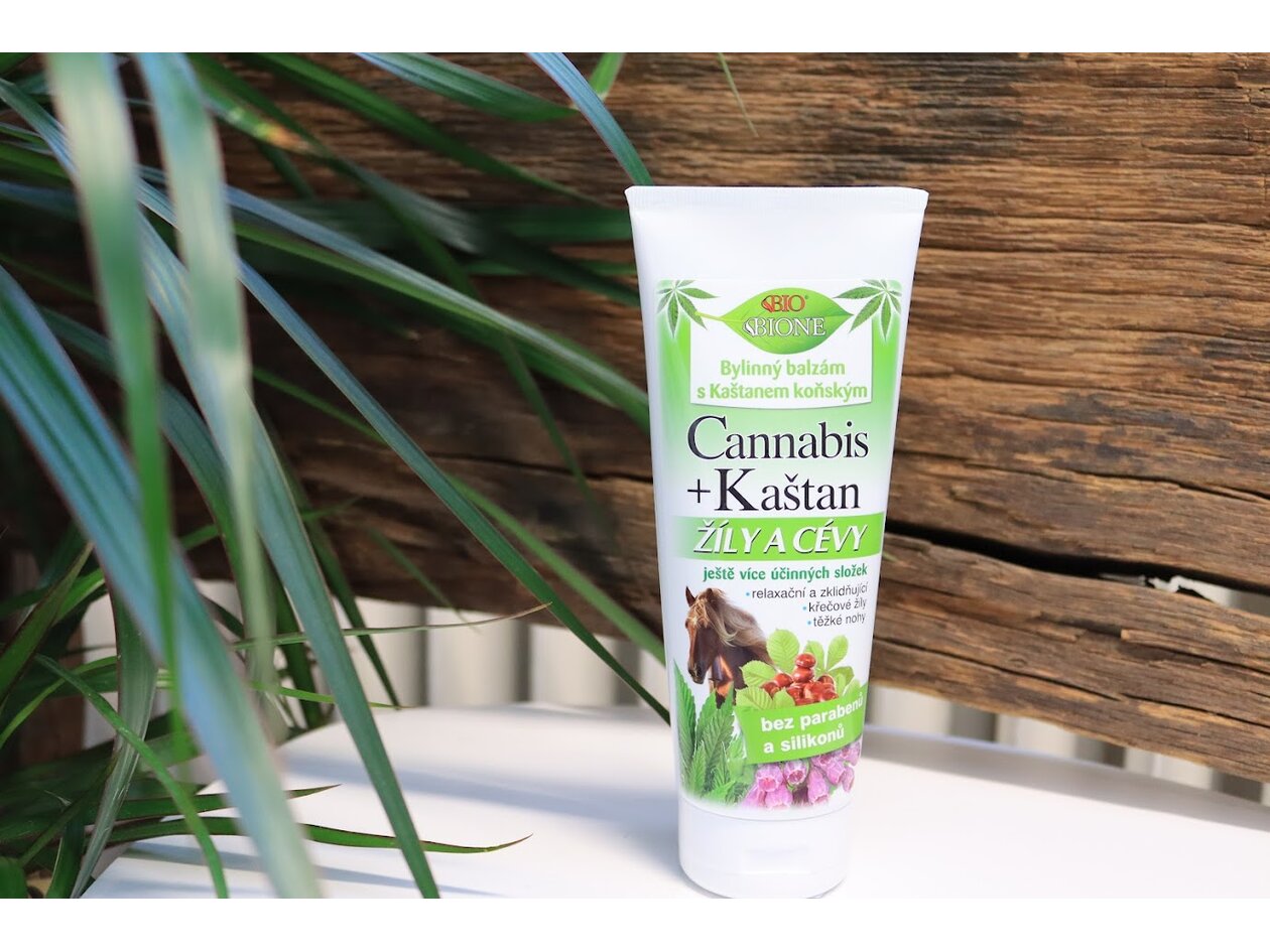 Prírodné riešenie pre vaše zdravé nohy, žily a cievy BC BIO CANNABIS + Gaštan Konský bylinný balzam Žily a Cievy