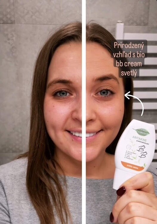 Prírodný BB krém / BB cream / BB krém svetlý a BB krém tmavý od Bione pre všetky typy pleti