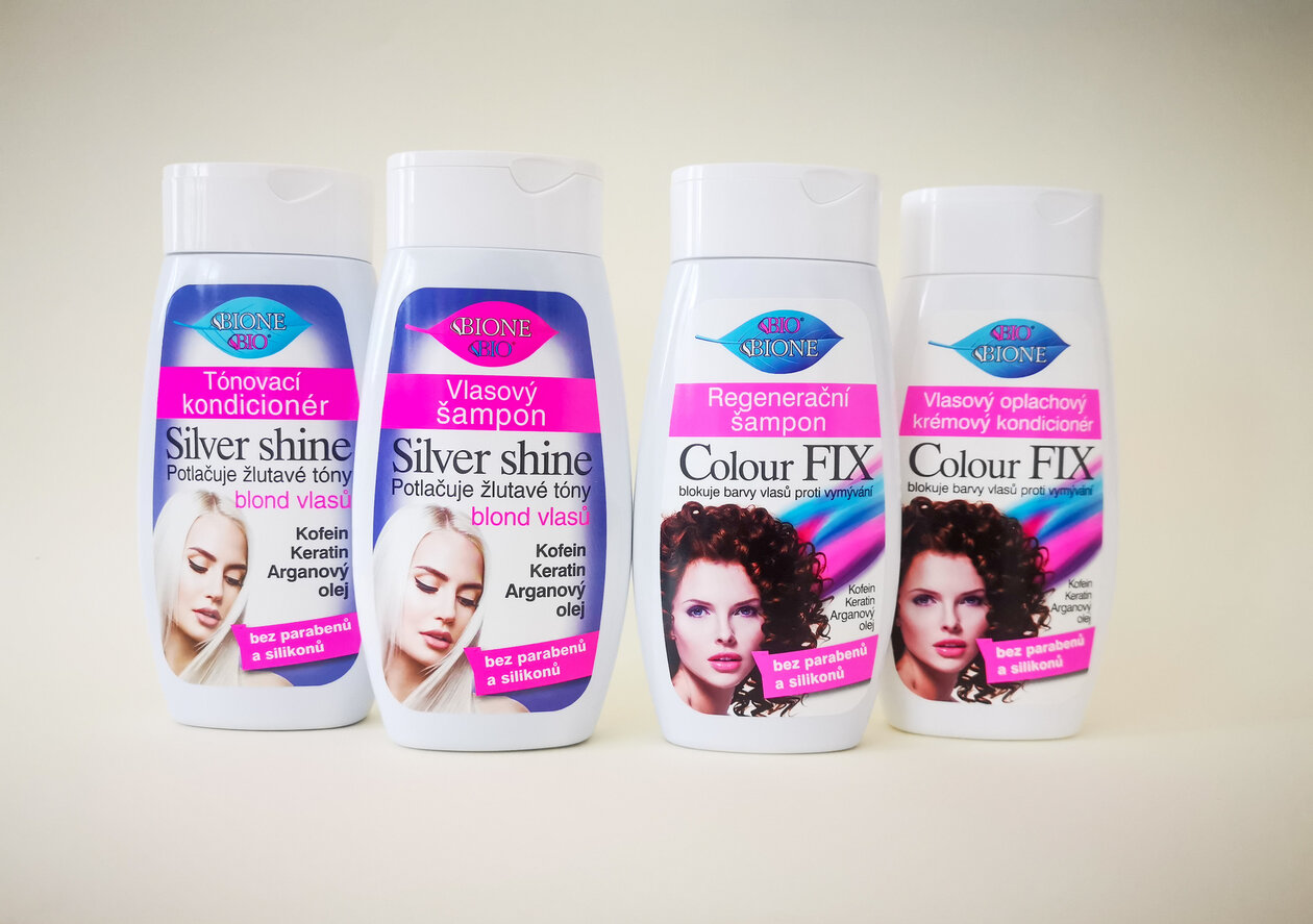 Prirodzené udržiavanie žiarivej farby vlasov: Sila produktov Color Fix a SIlver Shine od Bione Cosmetics