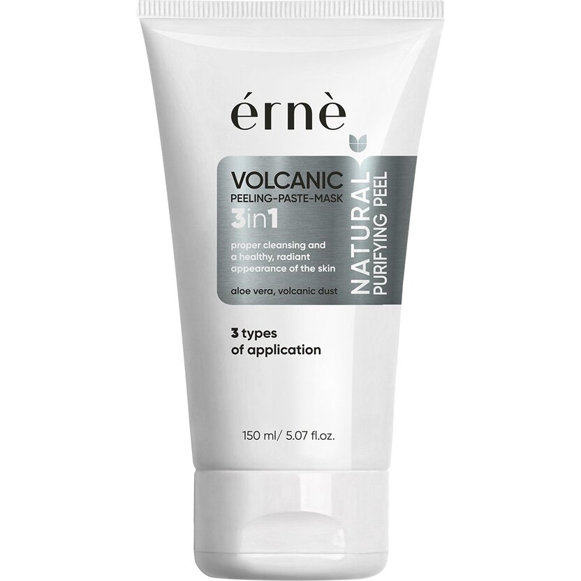 X ERNE Prírodný čistiaci peeling 3v1 VOLCANIC PEELING-PASTE-MASK 150 ml